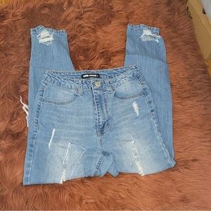 Distressed Denim Jeans size 9
